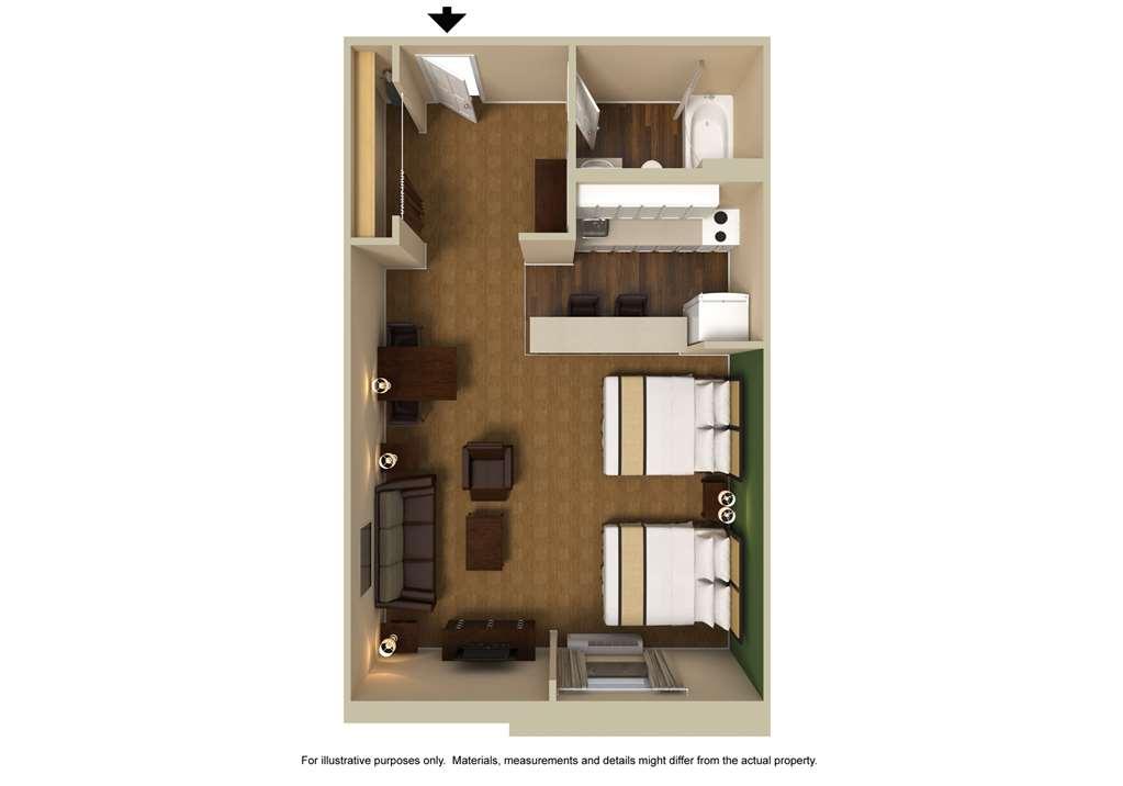 Extended Stay America Suites - Raleigh - Cary - Harrison Ave Pokoj fotografie